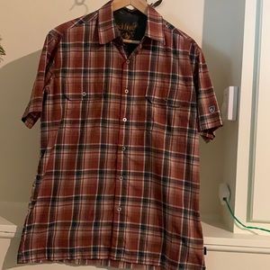 Kuhl plaid red shirt